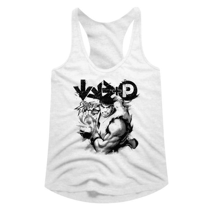 Street Fighter Hadouken Womens Racerback Tank - HYPER iCONiC