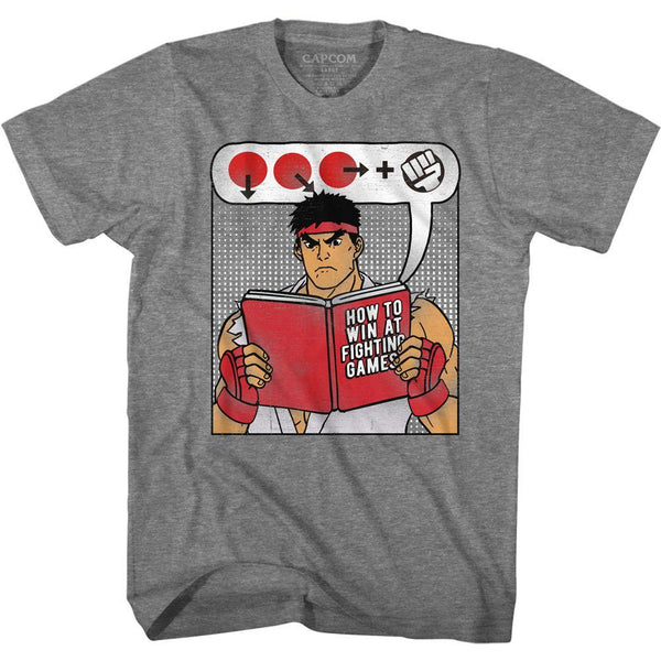 Street Fighter How To Win Book Boyfriend Tee - HYPER iCONiC