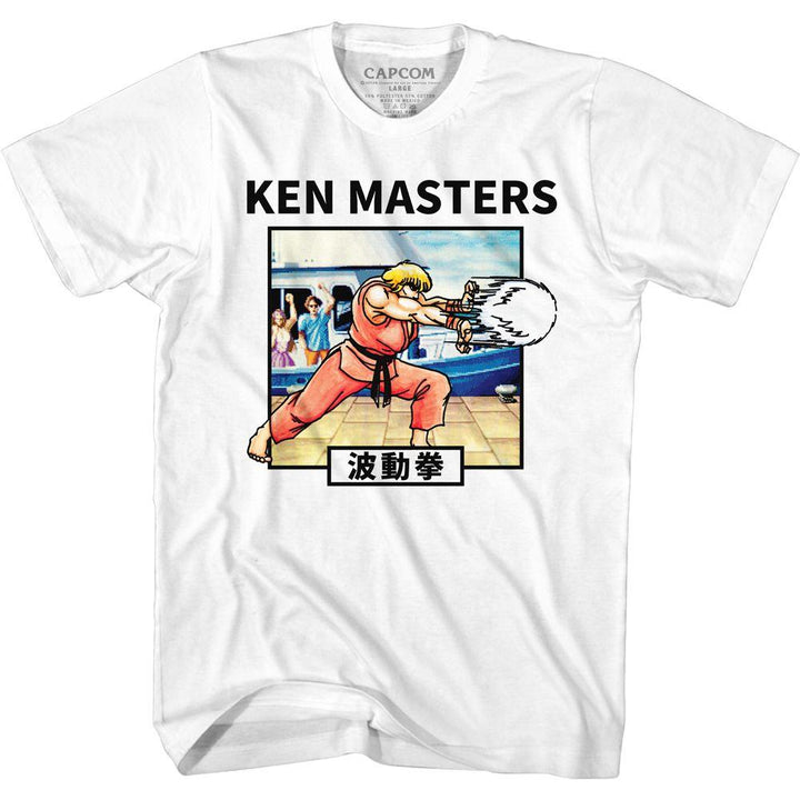 Street Fighter Ken Hadoken T-Shirt - HYPER iCONiC