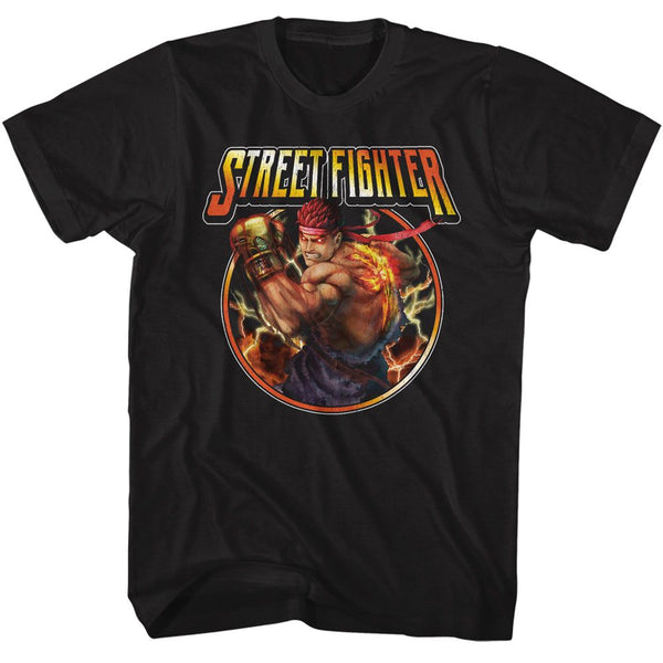 Street Fighter - Lightning Ryu T-Shirt - HYPER iCONiC.