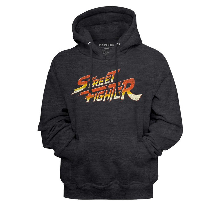 Street Fighter Logo Big and Tall Hoodie - HYPER iCONiC.