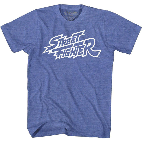 Street Fighter Logo Outline T-Shirt - HYPER iCONiC