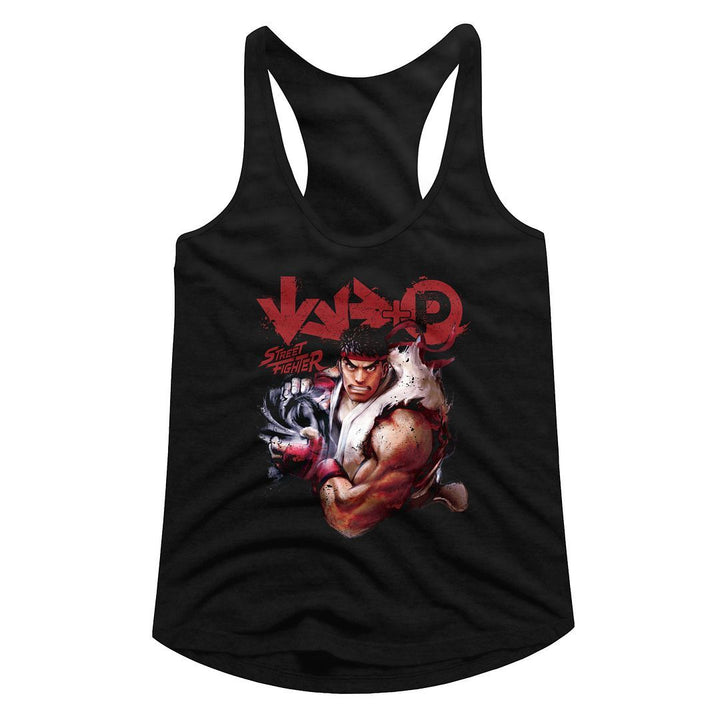 Street Fighter More Womens Racerback Tank - HYPER iCONiC