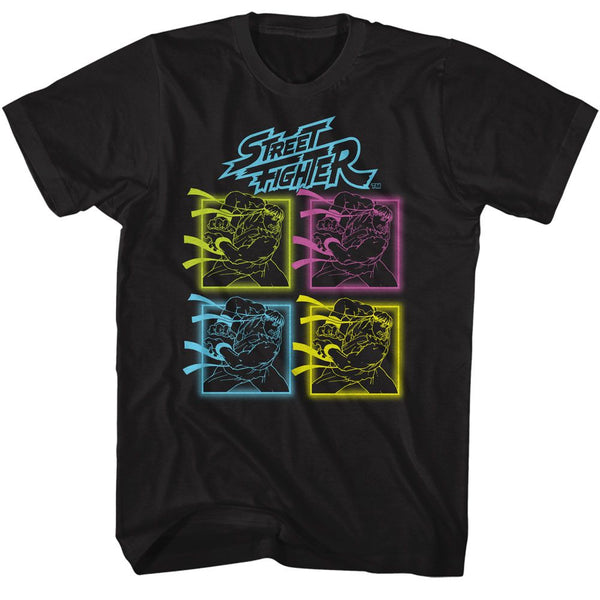 Street Fighter - Neon Hadoken Boyfriend Tee - HYPER iCONiC.