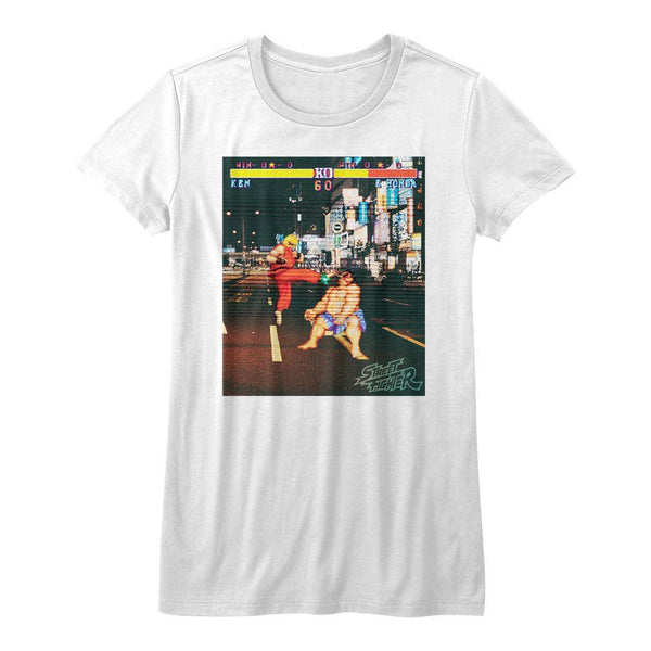 Street Fighter Real Street Fighter Womens T-Shirt - HYPER iCONiC