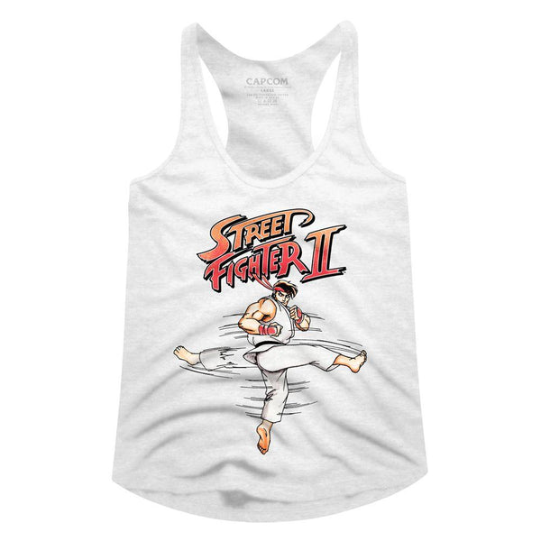 Street Fighter Roundhouse Womens Racerback Tank - HYPER iCONiC