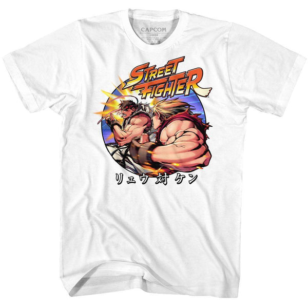 Street Fighter Ryu Vs Ken T-Shirt - HYPER iCONiC