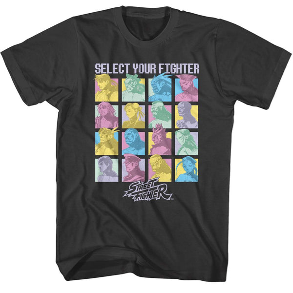 Street Fighter - Select Your Fighter Boyfriend Tee - HYPER iCONiC.