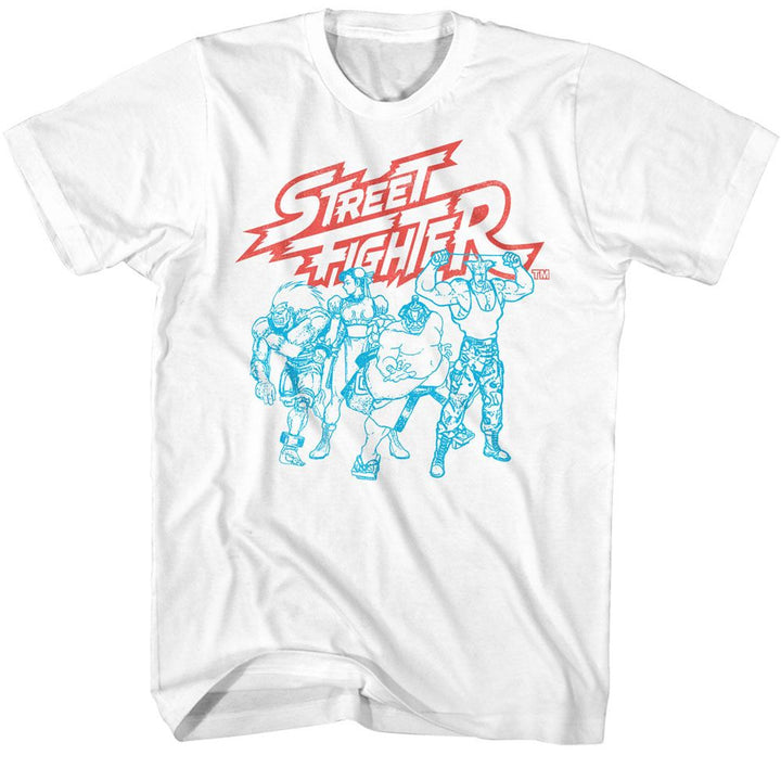 Street Fighter - SF2 Fighters Group T-Shirt - HYPER iCONiC.