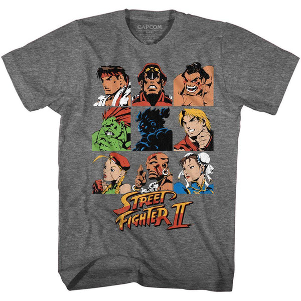 Street Fighter Sf2Shdrcast T-Shirt - HYPER iCONiC