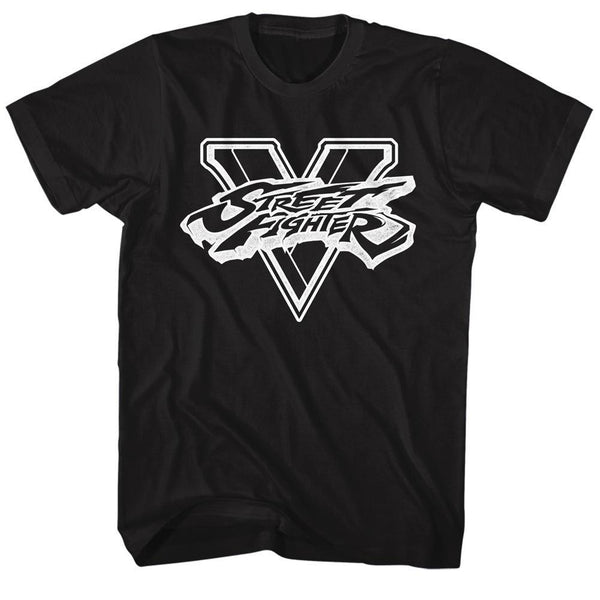 Street Fighter Sfv Bw T-Shirt - HYPER iCONiC