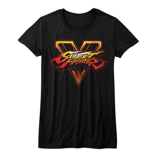 Street Fighter Sfv Logo Womens T-Shirt - HYPER iCONiC