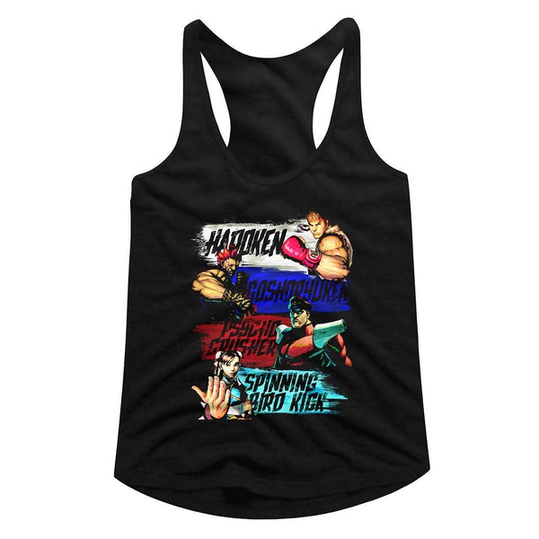 Street Fighter Show Me Your Moves Womens Racerback Tank - HYPER iCONiC