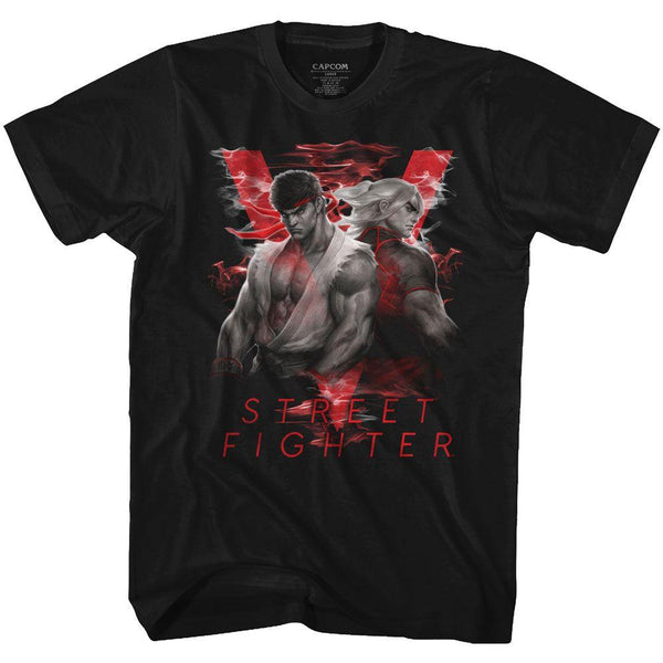 Street Fighter Smoky V T-Shirt - HYPER iCONiC