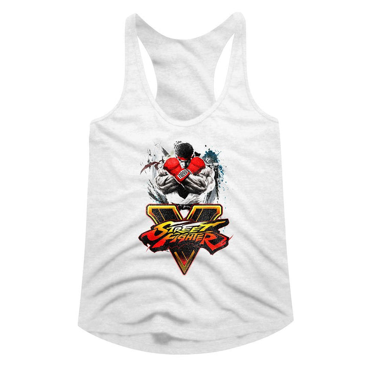 Street Fighter Streetfighta Womens Racerback Tank - HYPER iCONiC