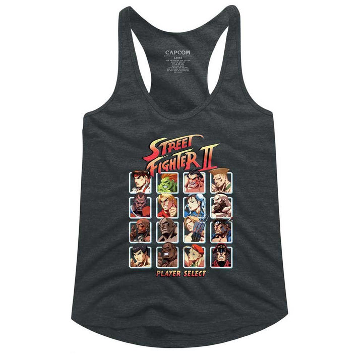 Street Fighter Super Turbo Hd Select Womens Racerback Tank - HYPER iCONiC