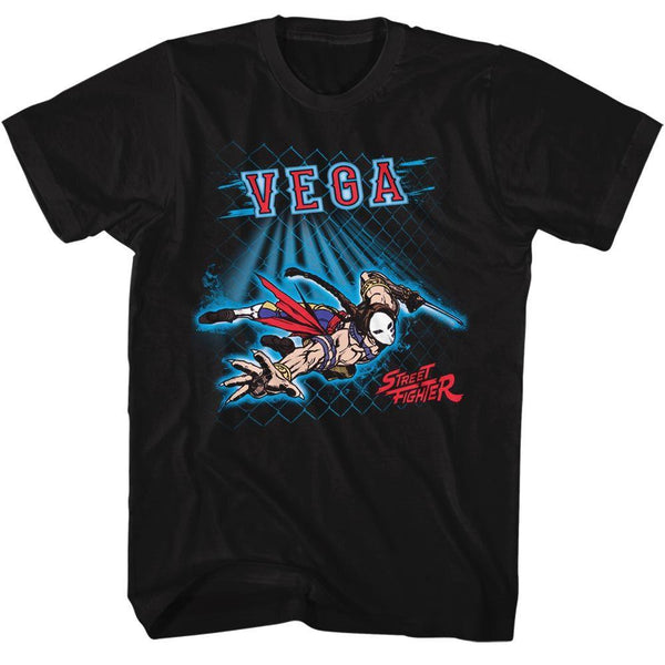 Street Fighter Vega Fence T-Shirt - HYPER iCONiC