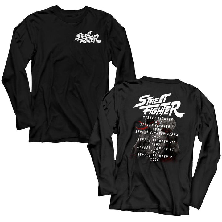 Street Fighter Versus Long Sleeve T-Shirt - HYPER iCONiC