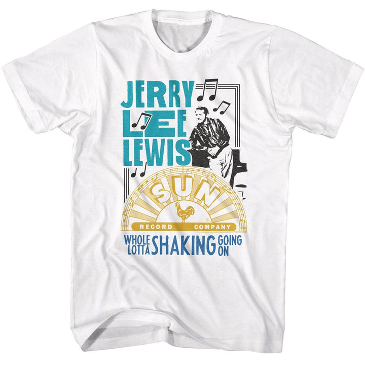 Sun Records - Jerry Lee Lewis Whole Lotta Shaking Boyfriend Tee - HYPER iCONiC.