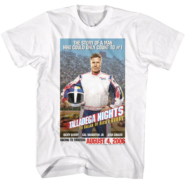 Talladega Nights - Movie Poster T-Shirt - HYPER iCONiC.