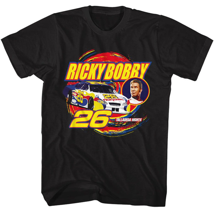 Talladega Nights - Ricky Bobby Swirl Boyfriend Tee - HYPER iCONiC.