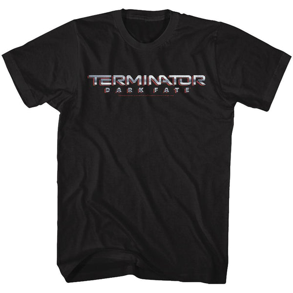 Terminator Dark Fate Dark Fate Chrome Logo Boyfriend Tee - HYPER iCONiC