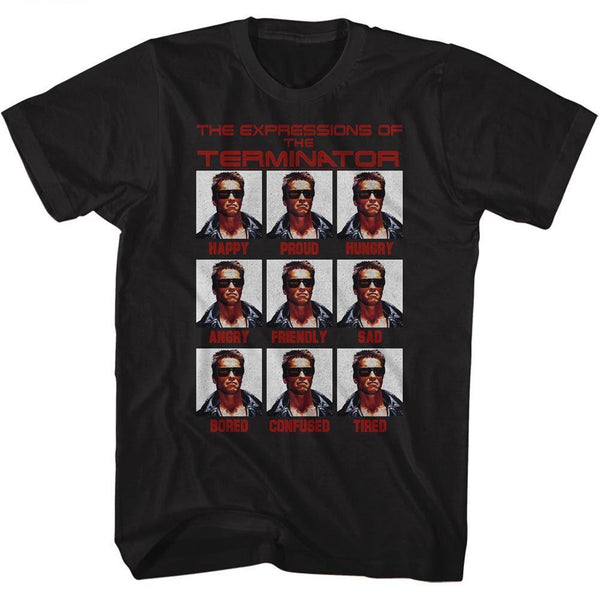 Terminator Expressions T-Shirt - HYPER iCONiC