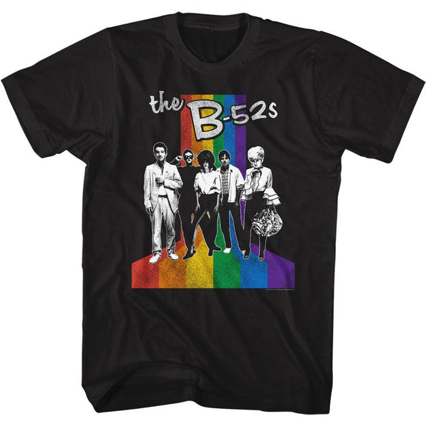 The B52S Band & Rainbow Boyfriend Tee - HYPER iCONiC
