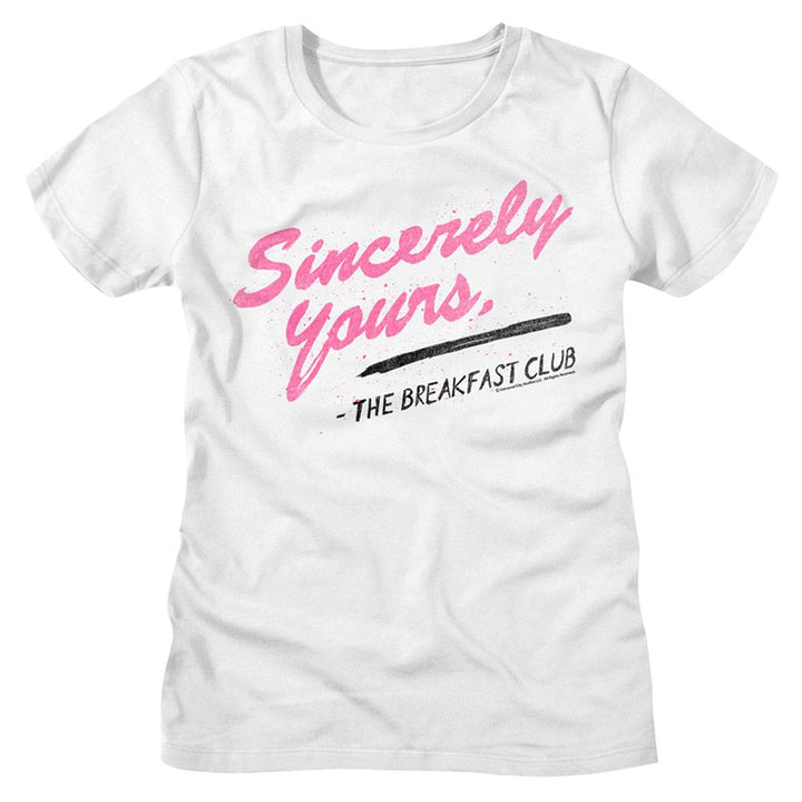 The Breakfast Club - Breakfast Club Sincerely Yours T-Shirt - HYPER iCONiC.