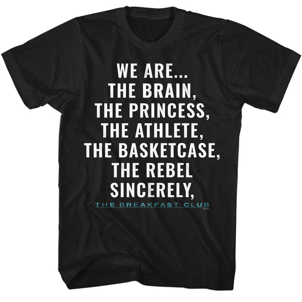 The Breakfast Club - Breakfast Club Sincerely Yours T-Shirt - HYPER iCONiC.
