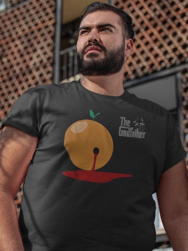 THE GODFATHER - BLOOD ORANGE BIG AND TALL T-SHIRT - HYPER iCONiC.