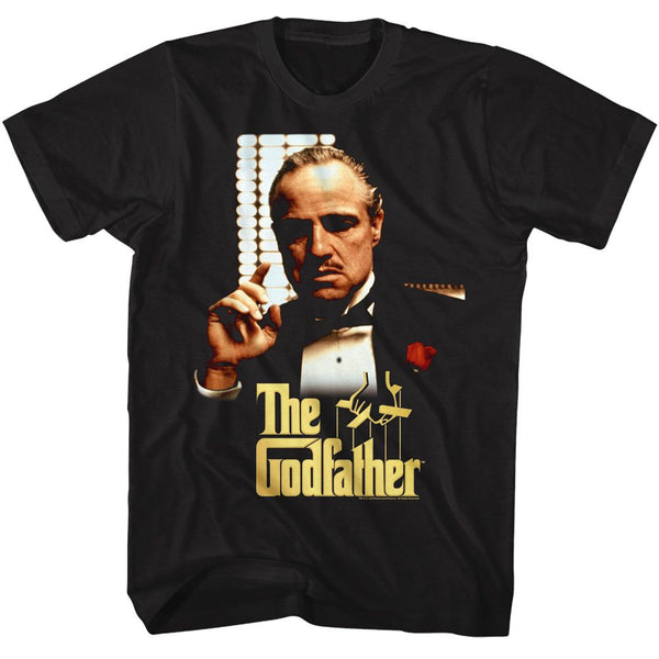 The Godfather - Godfather Gold Logo Point Boyfriend Tee - HYPER iCONiC.