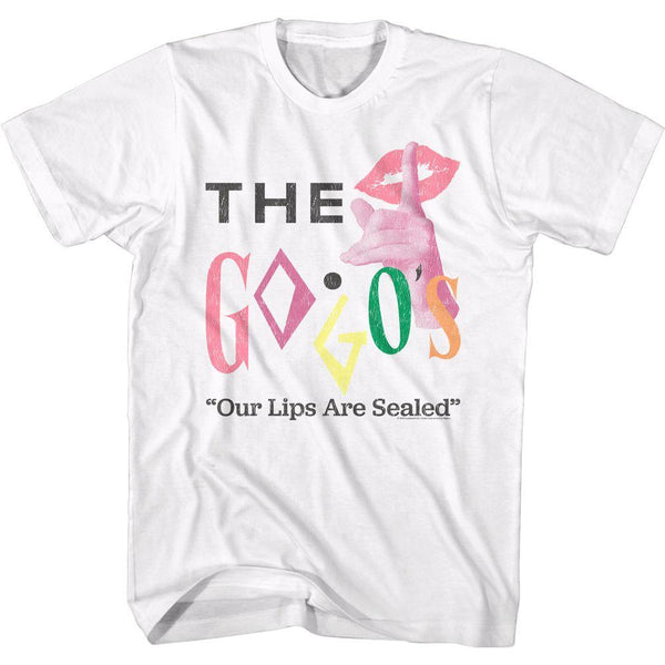 The Gogos Lips Are Sealed T-Shirt - HYPER iCONiC