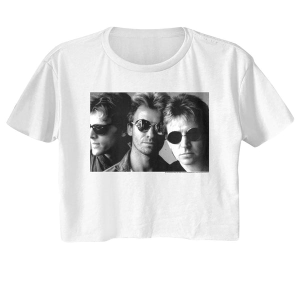 The Police - BW Shades Womens Crop Tee - HYPER iCONiC.