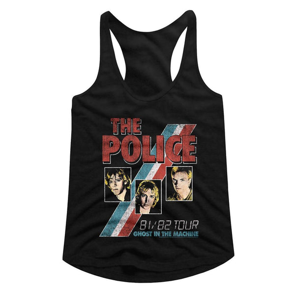 The Police Ghost In The Machine Womens Racerback Tank - HYPER iCONiC