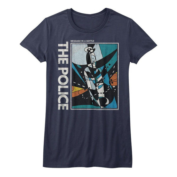 The Police Message In A Bottle Womens T-Shirt - HYPER iCONiC
