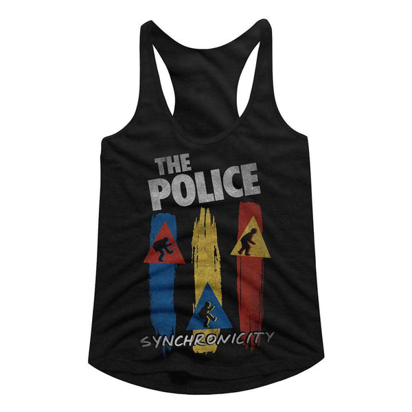 The Police Synchro Womens Racerback Tank - HYPER iCONiC