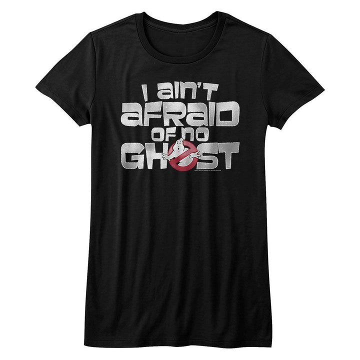 The Real Ghostbusters Ain'T Afraid Womens T-Shirt - HYPER iCONiC