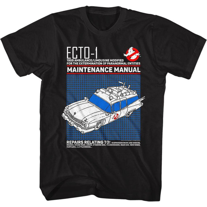 The Real Ghostbusters Ecto1 Manual Boyfriend Tee - HYPER iCONiC