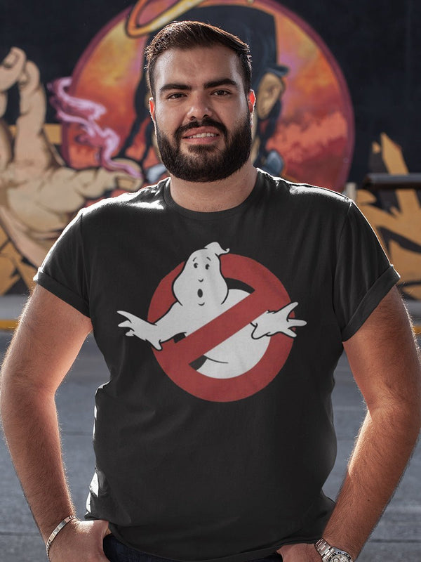 THE REAL GHOSTBUSTERS SYMBOL BIG AND TALL T-SHIRT - HYPER iCONiC.