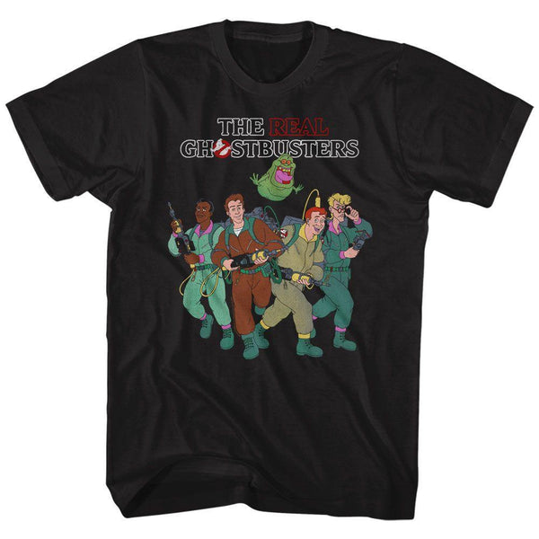 The Real Ghostbusters The Whole Crew Boyfriend Tee - HYPER iCONiC