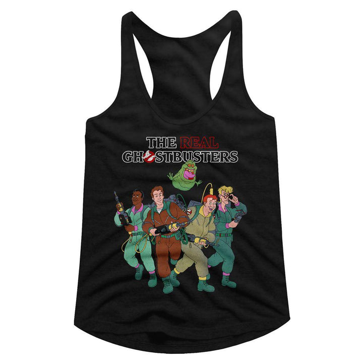 The Real Ghostbusters The Whole Crew Womens Racerback Tank - HYPER iCONiC