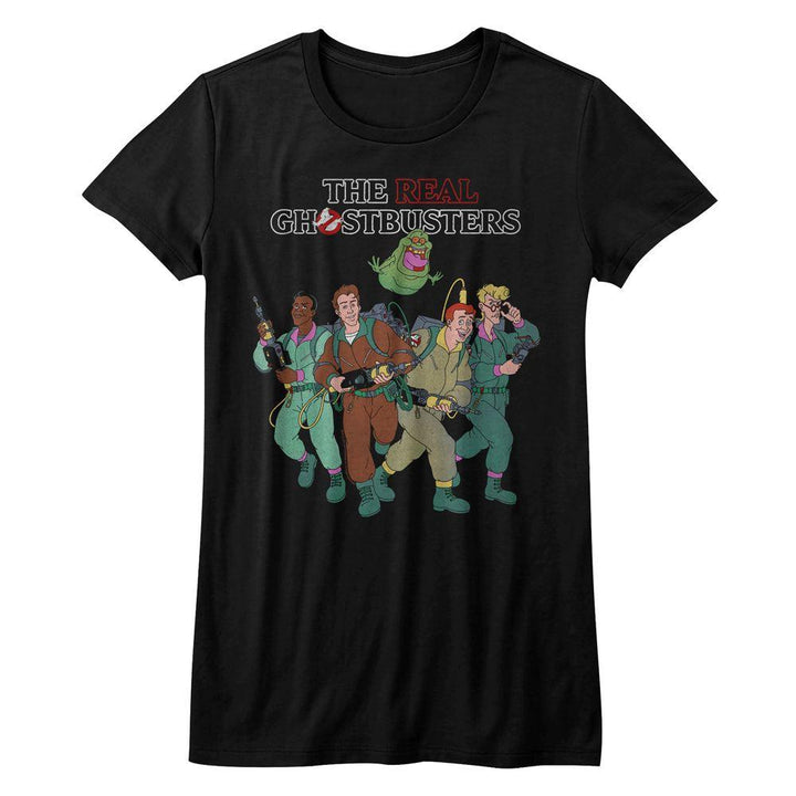 The Real Ghostbusters The Whole Crew Womens T-Shirt - HYPER iCONiC