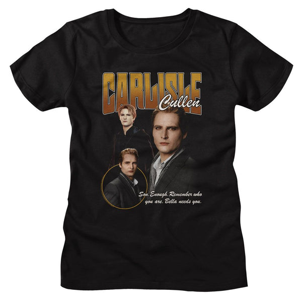 The Twilight Saga - Twilight Carlisle Bella Needs You Quote Womens T-Shirt - HYPER iCONiC.