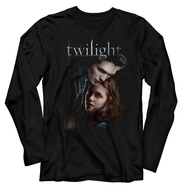The Twilight Saga - Twilight Ed And Bella Long Sleeve Boyfriend Tee - HYPER iCONiC.