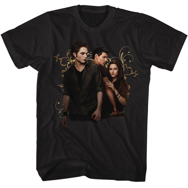 The Twilight Saga - Twilight Edward Jacob Bella Swirls T-Shirt - HYPER iCONiC.
