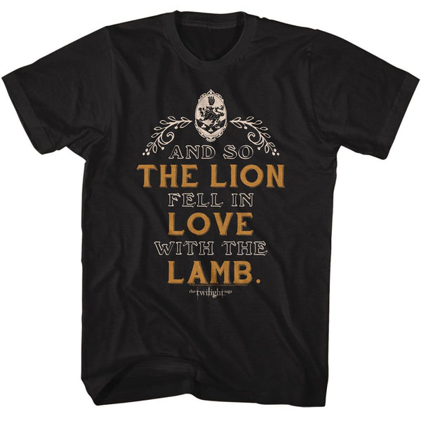 The Twilight Saga - Twilight Lion Lamb Quote Boyfriend Tee - HYPER iCONiC.