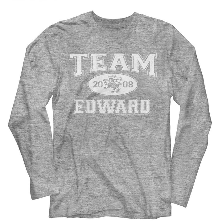 The Twilight Saga - Twilight Team Edward Long Sleeve Boyfriend Tee - HYPER iCONiC.