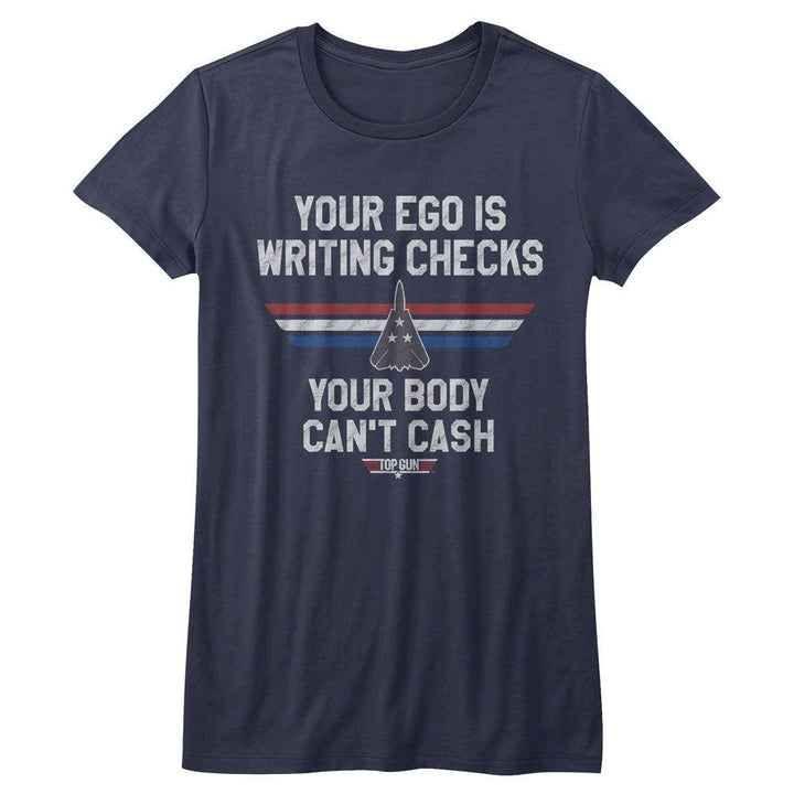 Top Gun Ego Check Womens T-Shirt - HYPER iCONiC