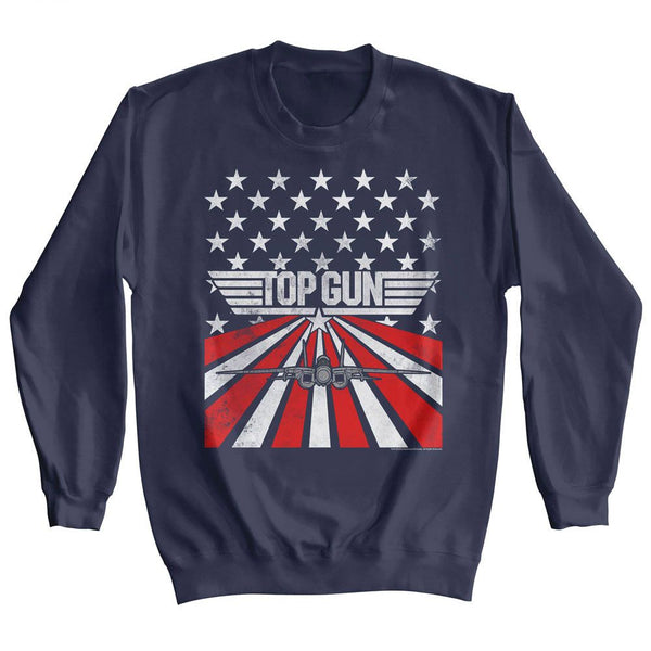 Top Gun - Stars And Stripes Sweatshirt - HYPER iCONiC.